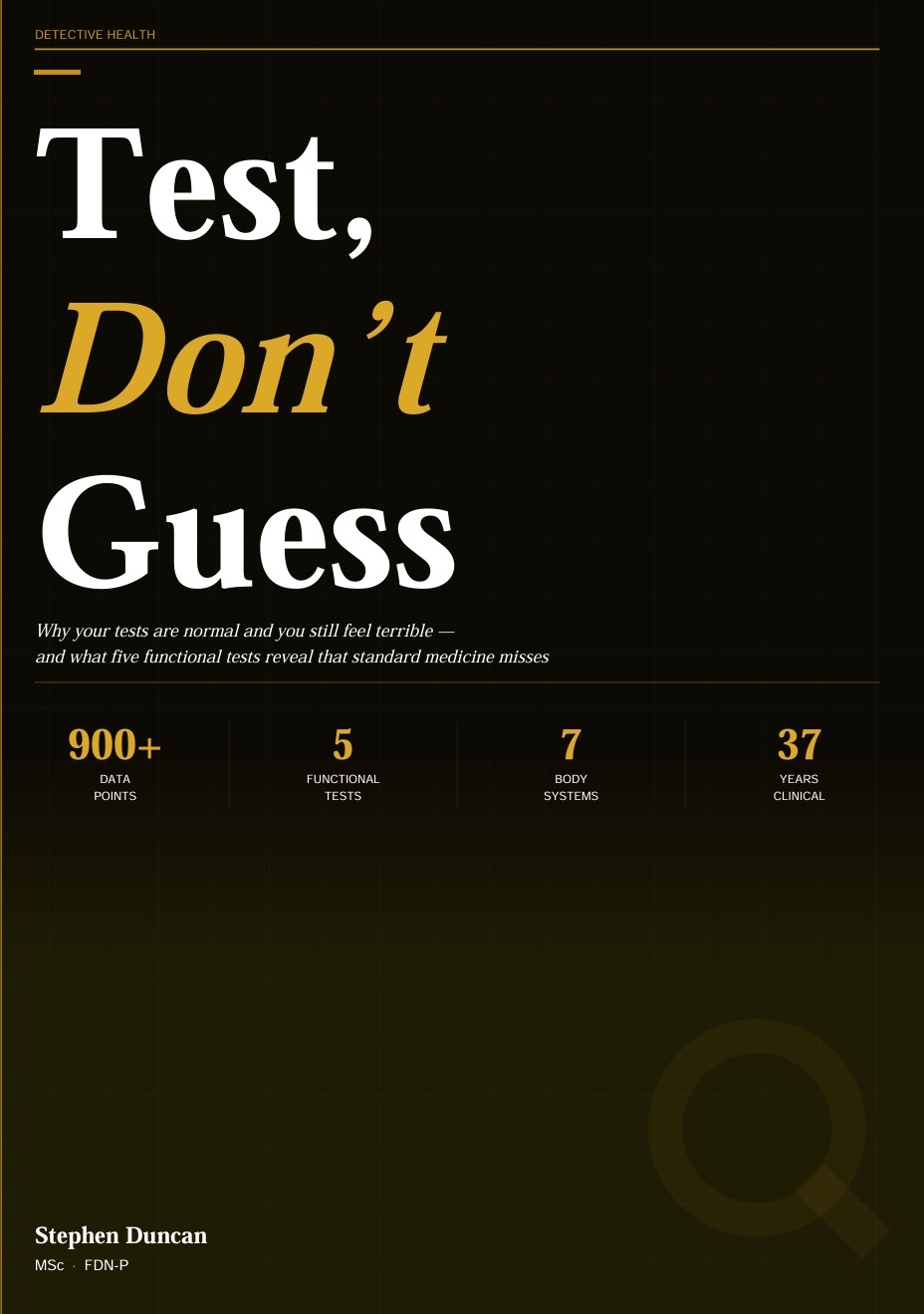 Test, Don't Guess — Stephen Duncan